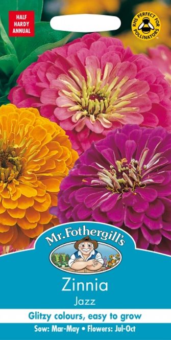 Hovedbilde Sinnia 'Jazz' - Zinnia elegans