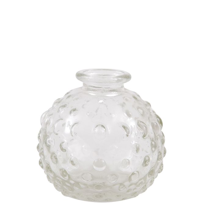 Hovedbilde Minivase, rund spots klar 8 cm