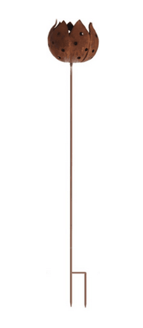 Hovedbilde Fakkelholder på stang - åpen tulipan 120 cm