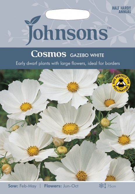 Hovedbilde Pyntekorg 'Gazebo White’ - Cosmos bipinnatus