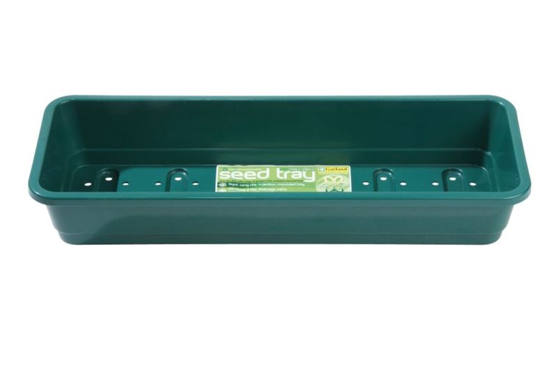 Såbrett, smalt med hull - 37 cm grønn