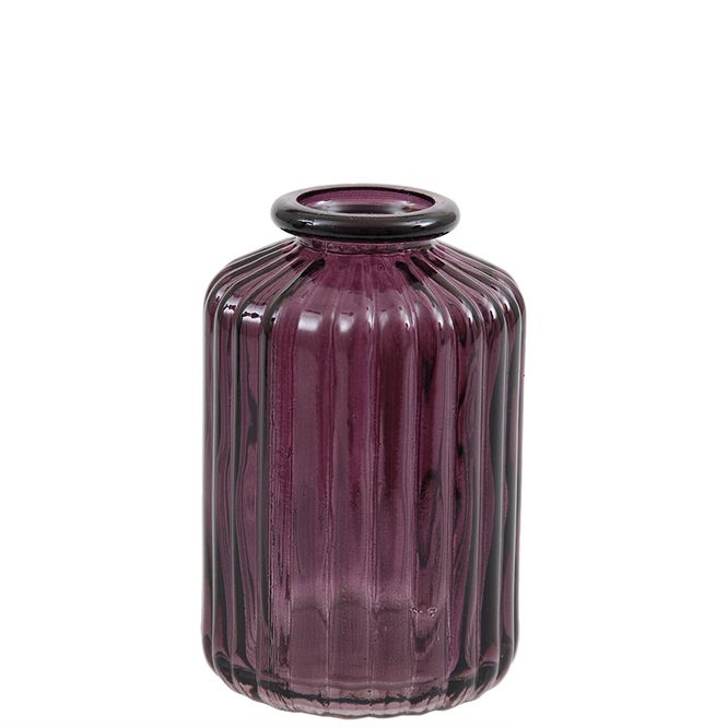Hovedbilde Minivase, sylinder lilla 10 cm