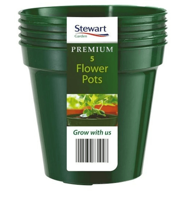 Hovedbilde Plastpotte 12,7 cm, 5 pk, grønn