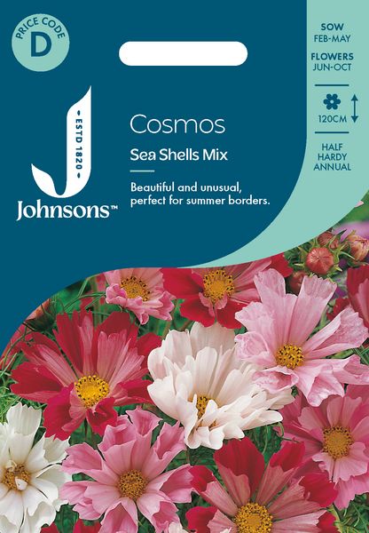 Hovedbilde Pyntekorg 'Sea Shells Mixed' - Cosmos bipinnatus