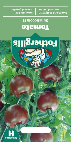 Hovedbilde Drivhustomat 'Sunchocola' F1, cherry - Lycopersicon ...