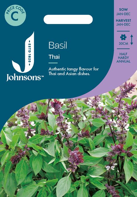 Hovedbilde Basilikum 'Thai' - Ocimum basilicum