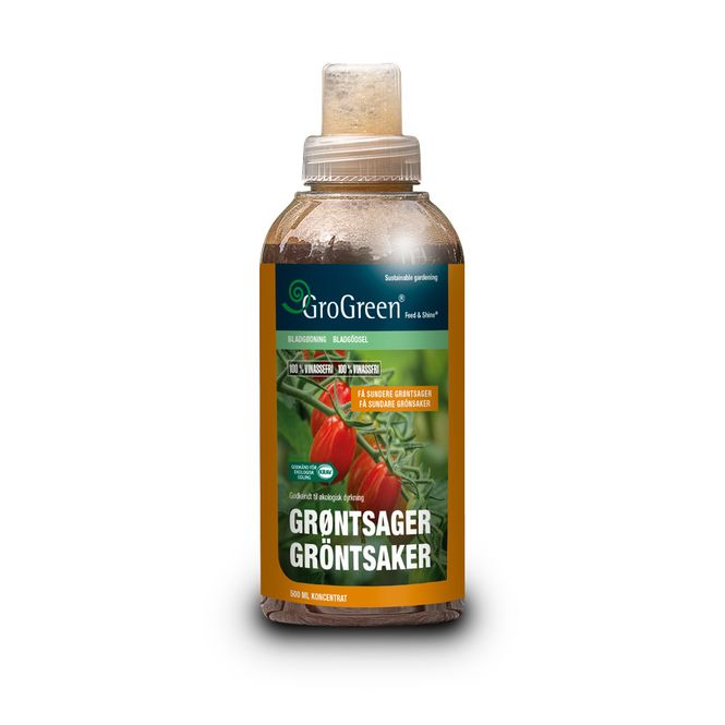Hovedbilde GroGreen® Feed and shine - bladgjødsel til grønnsaker, ...